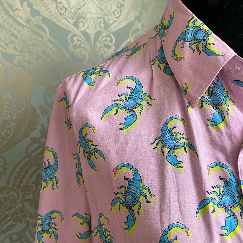 Scorpion button up shirt